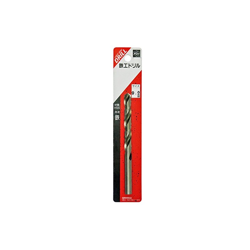 Light Seiki Super Ironwork Drill, 1 Pack, 0.3 inches (9.2