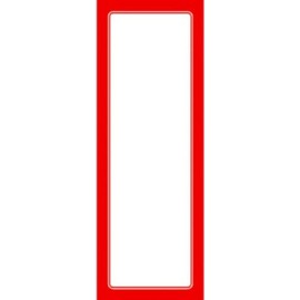 Taka Seal Red Frame Poster No. 1 Large 12-2011 Plain