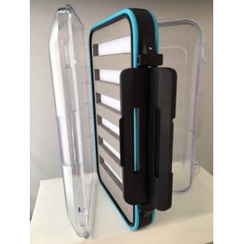 Fly Box High Capacity -Fly Fishing Box/Case Waterproof Double Sided Clear View and waterproof
