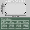 Clear Tarp 4 x 10 FT Clear Tarps Heavy Duty