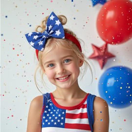 AYAOZTT Infant Bows Baby Girl Bows Large Hair Bows Wide Newborn Headband Ideal Gifts