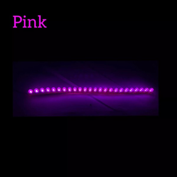 Unbranded 12 LEDs Flex Light Strips- Pink