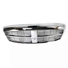 TopAlpha All Chrome Grille Grill Assembly for 2006-2009 Dodge Ram 1500 2500 3500 Pickup
