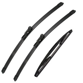 3 Wipers Set for 2008 2009 2010 2011 2012 Ford Escape, Windshield Wiper Blades Original Equipment Replacement Front and Rear- 20"/20"/12" (Set of 3) Pinch Tap