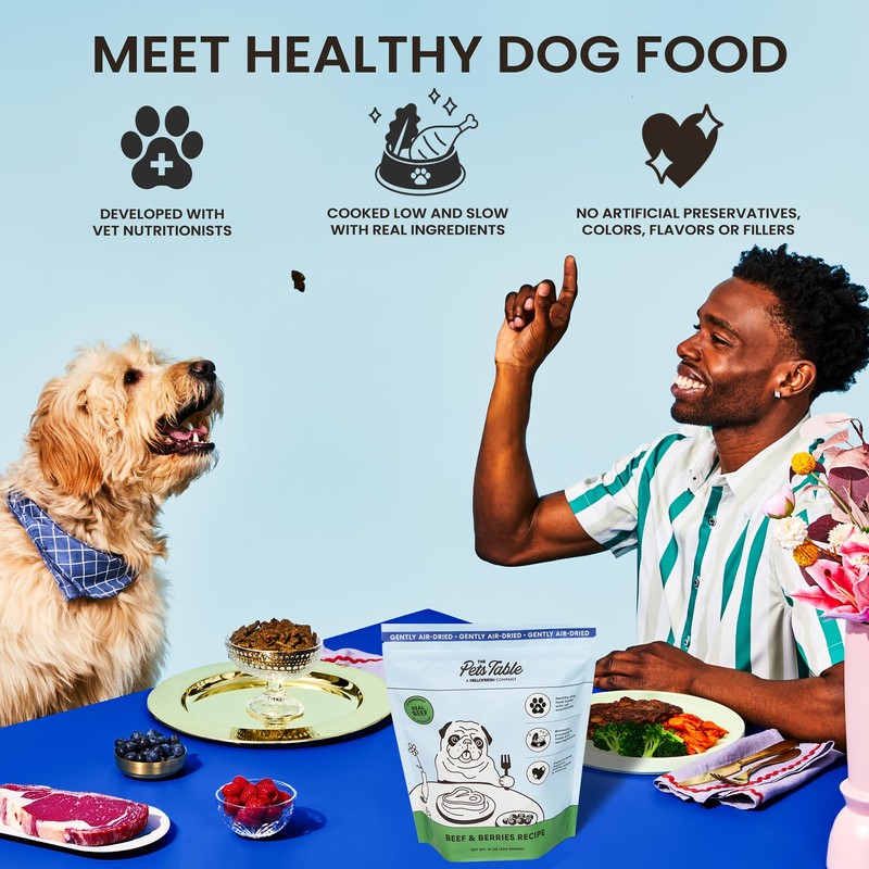The Pets Table Beef & Berries Grain-Free Air Dried Dog