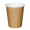 Fiesta GF031 Brown Single Wall Hot Cups (Pack of 50)