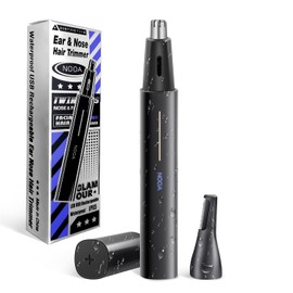 Lithium Ear and Nose Hair Trimmer Clipper for Men & Women, USB Rechargeable Professional Eyebrow Trimmer, Smart Cleaning System Waterproof Painless Facial Hair Remover