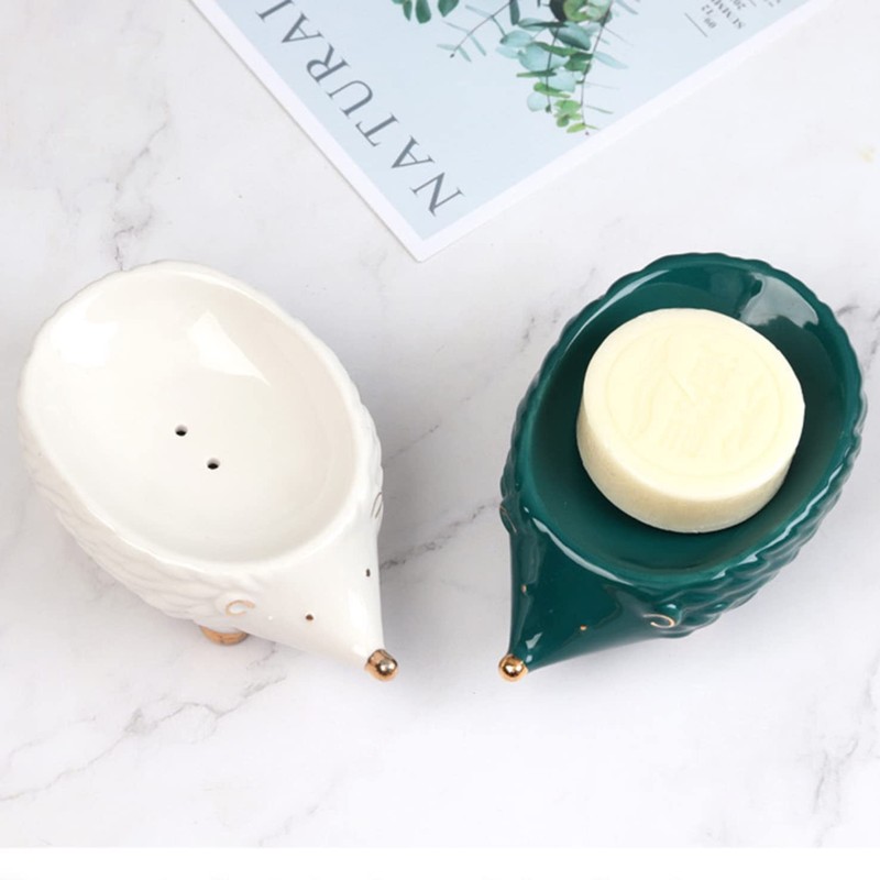 Queen-b Soap Rest Hedgehog Soap Dish Soap Holder Stylish Cute