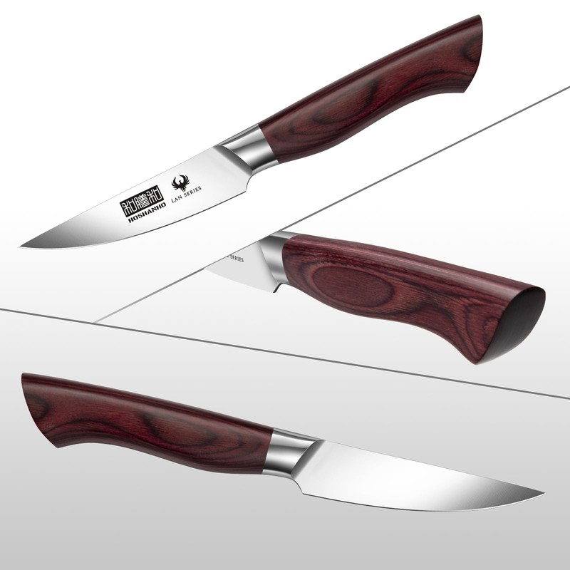 HOSHANHO 9.5cm Coltello per Sbucciare, Coltelli per Frutta Giapponese, Super