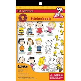 Eureka Peanuts Sticker Book, 410 ct. (EU-609600)