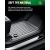 VIWIK Floor Mats Compatible Front Bucket Seat Car for Ford