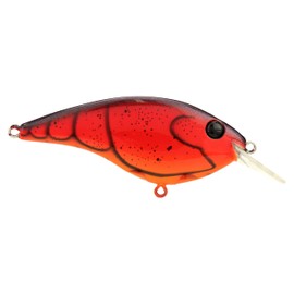Berkley Clickin’ Frittside Fishing Lure, Special Red Craw, 5 Biggun’ (3/7 oz), 2.8in | 7 cm, Classic Flat Side Profile Mimics Variety of Species, Equipped with Sharp Fusion19 Hook