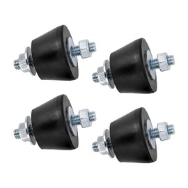 Cherbowing Rubber Buffer Air Conditioning M8, Air Conditioning Vibration Damper, Anti-Vibration Feet, Shock Absorber (40 x 26 mm)