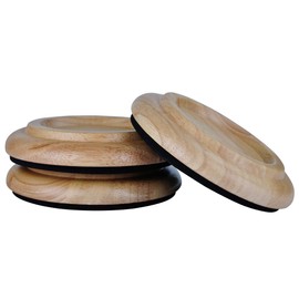 KingPoint Hardwood Grand Piano Caster Cups 6 Colors Set of 3 Furniture Leg Pads Protection