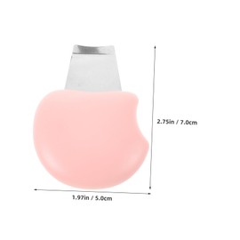 Minkissy Portable Mini Facial Scrubber Tool for Deep Cleansing Skin Spatula for Blackhead Removal User-friendly Beauty Device for Women and Girls for Travel