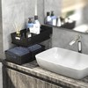 Simple Houseware 2 Tier Bathroom Organizer Tray Pull-Out Sliding Drawer/Under-Sink