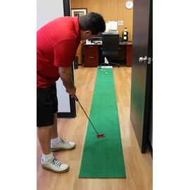 Big Moss Golf Office Fit 16' OF16+ Compact Practice Training Putting Green with 1 Cup
