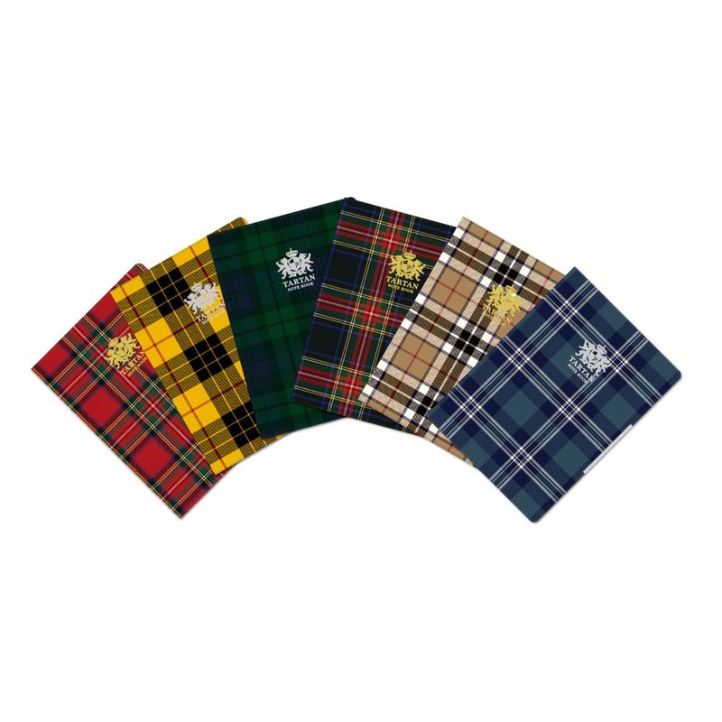 Daigo R1413 Cover Notebook, Tartan Notebook, A5, 0.2 inches (5