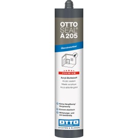 OTTOSEAL OTTOSEAL A 205 Premium Acryl-Dichtstoff 310 ml Kartusche C56 betongrau
