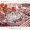 MACKENZIE-CHILDS Round Platter, Dishwasher-Safe and Microwave-Safe Stoneware Serving Platter, Multi