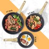 GiPP Nonstick Frying Pan Skillet - 11" Grey Granite Non