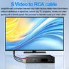 YARCHONN 4 Pin S-Video to 3 RCA AV Video Cable