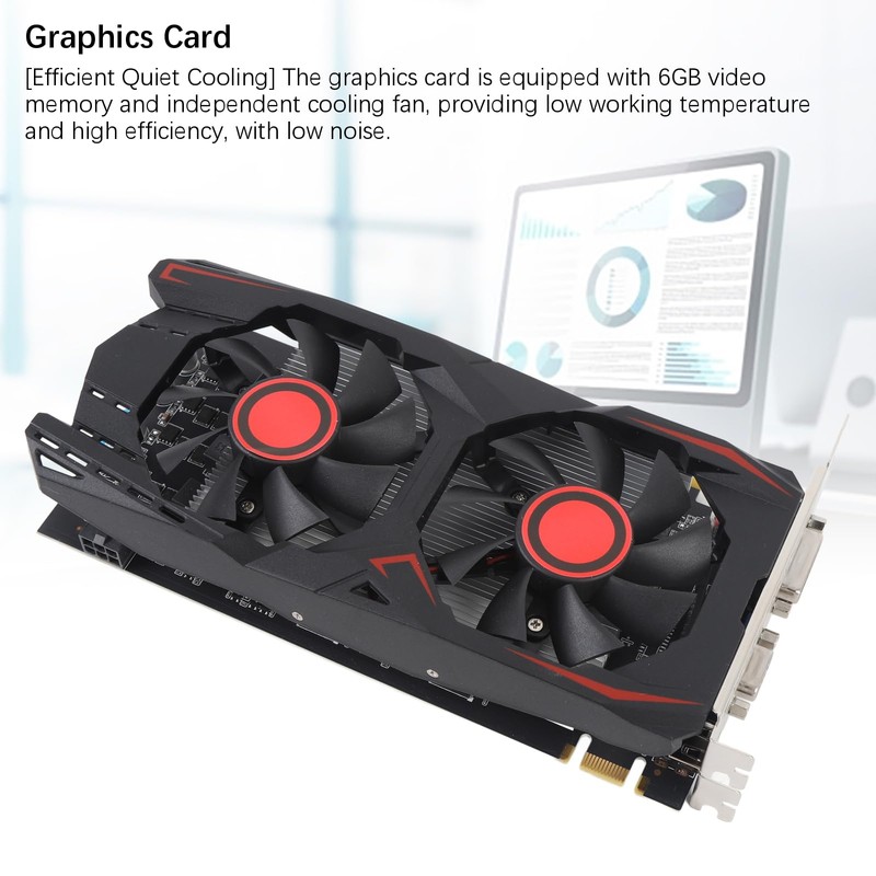 Jectse GTX550TI 6GB Graphics Card Gaming Video Card, GDDR5 PCIE