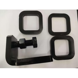 2 inch Hitch Clamp, Anti Rattle Device for Trailer Hitch, Heavy Duty Hitch Tightener Stabilizer, Black Powder Coated