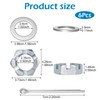 2 Set Trailer Axle Nut Kit Castle Nut Kit for