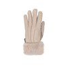 Nordvek Womens Sheepskin Gloves - Fold Back Cuff - Suede