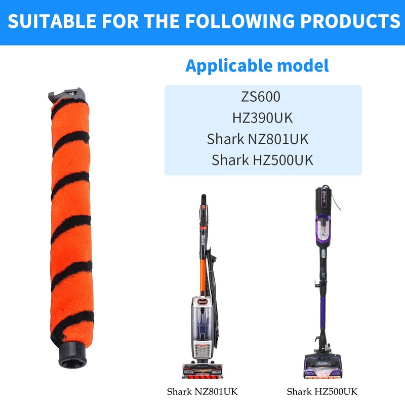 MULTIM Main Roller Brush Replacement Parts Compatible for Shark NZ801UK