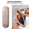 Estuche para Brochas de Maquillaje de Silicona,Soporte para Brochas de
