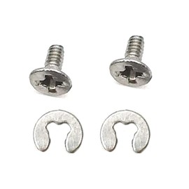 QIXIAMO Repair Screws Set for 3DS/LL/XL New 3DS/3DSLL/3DSXL Battery Back Cover Screw Mount Secure Bolt with Washer