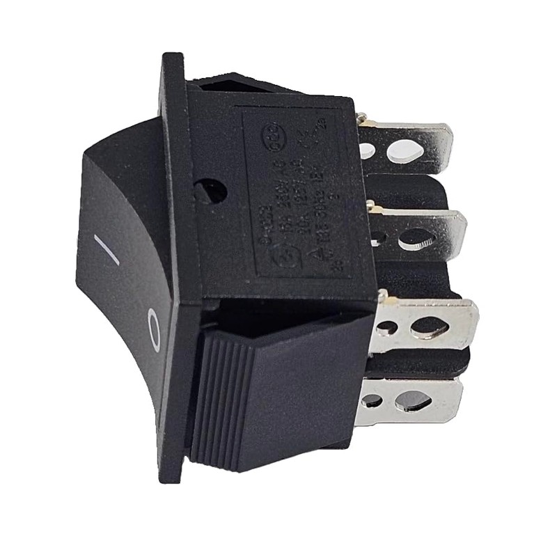6 Pin 16A 250V On/On Appliance Switch with Waterproof Cover