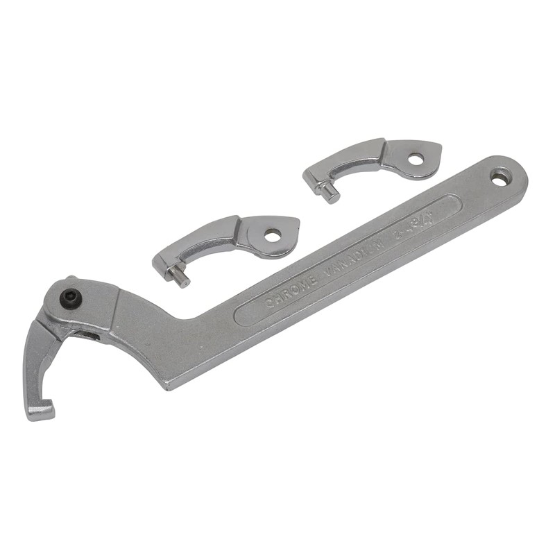 Sealey SMC2L 4pc Adjustable C Spanner - Hook & Pin