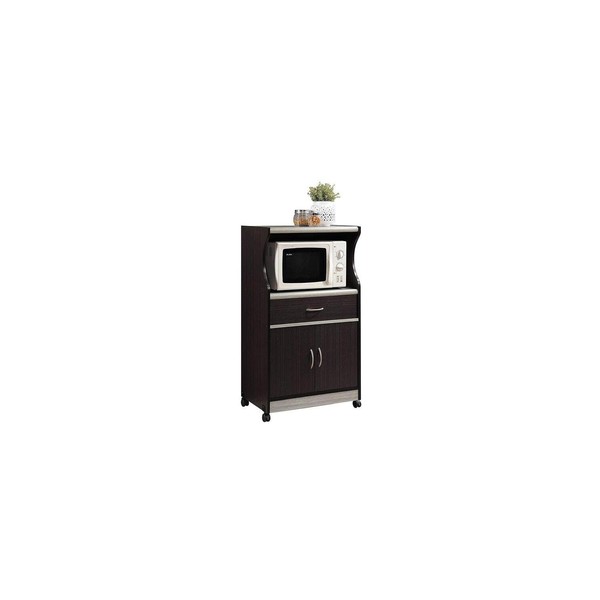 HomeStock Modern Motifs Microwave Cart - 45.4" x 23.6" x