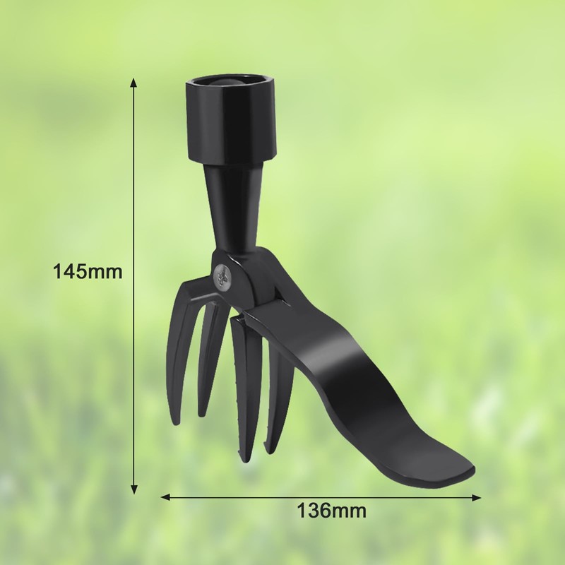 Funtery Removable Weed Removal Tool, No Bending, Durable Weed Cutter,