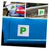 iplusmile 2pcs Car p Sign Sticker for Drivers and Vehicle