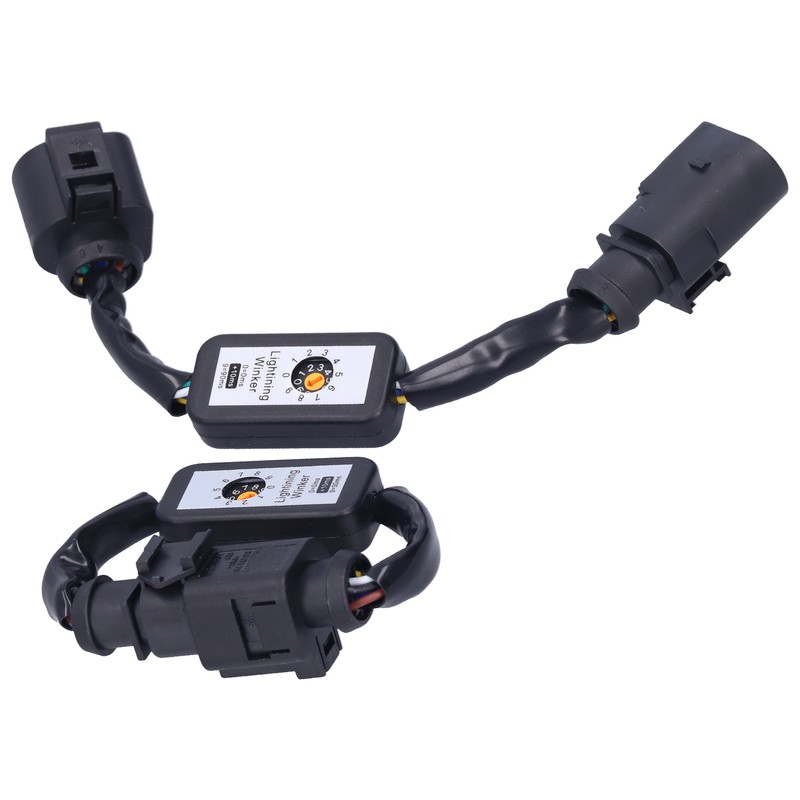 LED Tail Lights Dynamic Turn Signal Adapter Harness Blinker Module