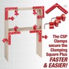 Woodpeckers Clamping Squares Plus, 4 Pack CSP Clamps, USA Made