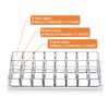 MOSIKER Lipstick Organizer for Vanity,Acrylic Clear Chapstick Lip Gloss Balm