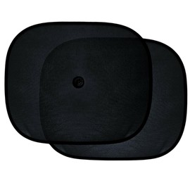 Citystores® Sun Shade Screen Protector, 2 Pack, Blackout Car Window UV Protection Blind Mesh, Easy Fit for Rear Side Windows