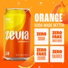 Zevia Zero Sugar Soda, Orange, 12 oz Cans (8-Pack) –