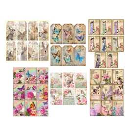 Ladies Card Making Toppers - 46 Pieces Selection - DIY to Cut Out Yourself! - Craft Embellishment