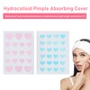 42pcs Pimple Healing Patches Reduce Swelling Diminish Blemishes Heart Shaped