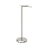 Gatco 1437SN Latitude II Freestanding Toilet Paper Holder Stand, Standing