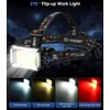 MoKo 2500 Lumen Rechargeable Headlamp - 60H Long Battery Life