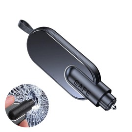 Hanforede 1 PCS Car Window Breaker Portable Seat belt Cutter Glass Breaker Window Breaker Keyring Car Safety Hammer Car Escape Tool Emergency Escape Tool for Land and Underwater