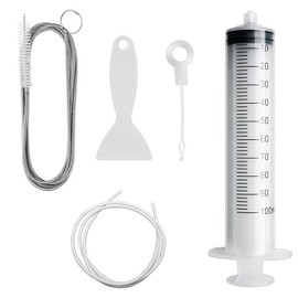 5 Pcs Fridge Drain Hole Cleaning Tool,Fridge Dredger Set,Refrigerator Drain Hole Blockage Remover Kits,Reusable Refrigerator Drain Dredging Tool Kit,Fridge Cleaning Kit