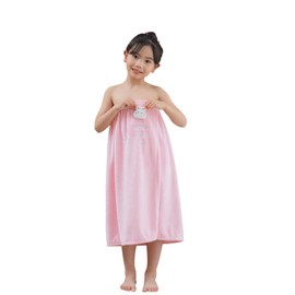 Girls Sauna Kilt Children's Sauna Kilt with Velcro Fastening Cute Sauna Towel Sauna Dress Sauna Towel Pool Bathroom Sauna Dress Bath Towel Bath Skirt Terry Cloth Microfibre Sarong Kilt 120 x 65 cm